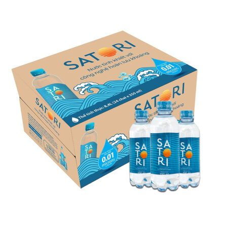 thùng nước Satori chai nhỏ 350ml