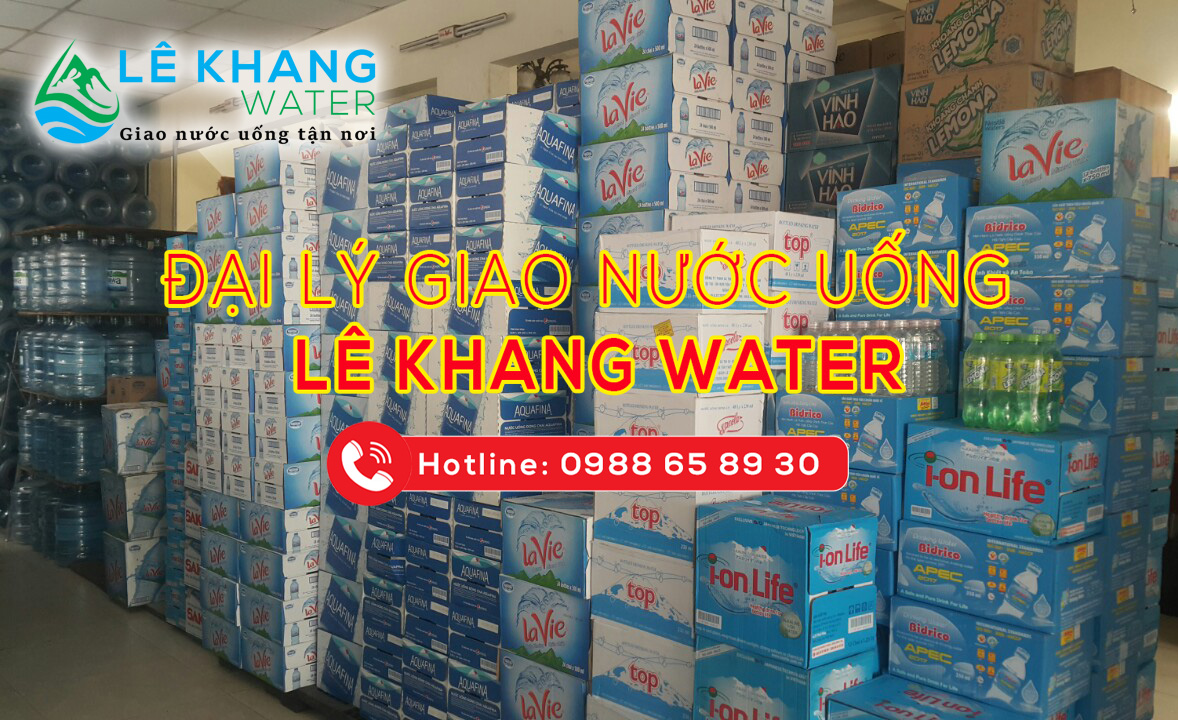 Đại lý nước suối đóng chai Lê Khang